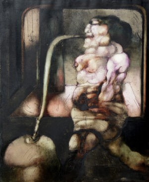 Femme au narguilé – BRU Georges