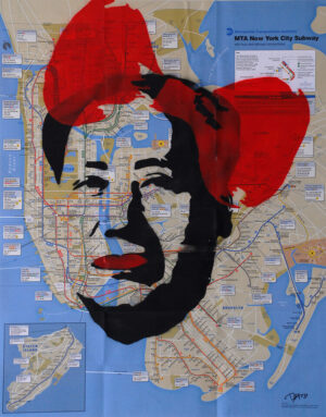 NYC Subway Map (Mao) 1 – DEATH N.Y.C