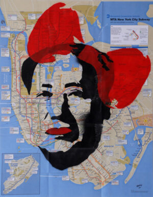 NYC Subway Map (Mao) 2 – DEATH N.Y.C