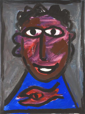 Portrait au poisson rouge – JABER