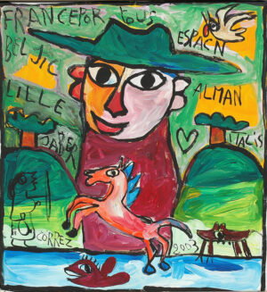 L’homme au chapeau et son cheval – JABER