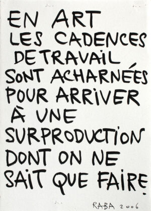 En art les cadences… – RABA