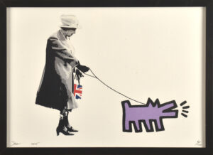 The Queen walks Haring – DEATH N.Y.C