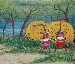Les amoureux à la campagne – HERBILLON Denis