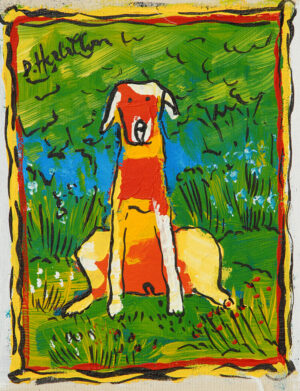 Petit chien dans l&rsquo;herbe – HERBILLON Denis