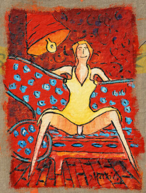 La robe jaune – HERBILLON Denis