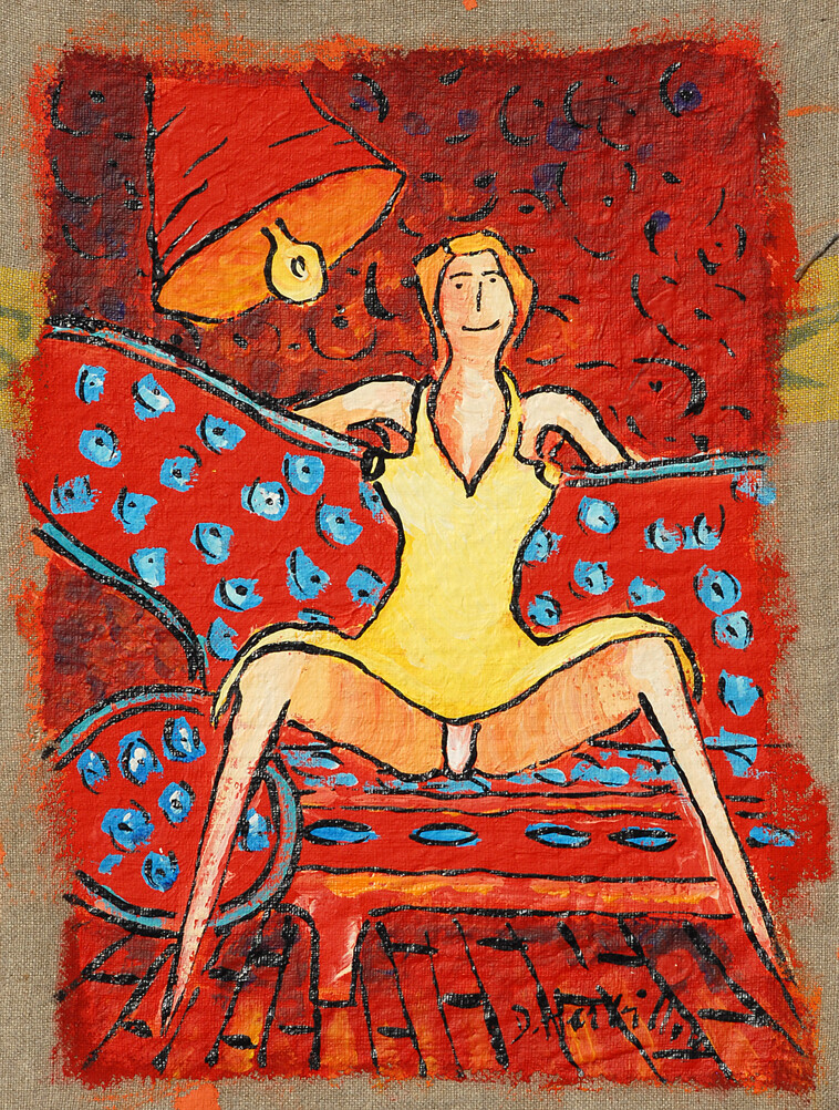 La robe jaune – HERBILLON Denis