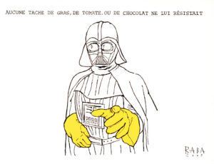 Aucune tâche de gras, de tomate, ou de chocolat ne lui résistait – RABA