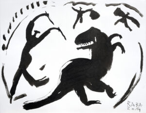 Scène de T-rexmachie 4/8 – RABA