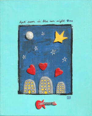 Rock power in blue love night – VIGOROSO Bruno