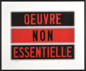 Oeuvre non essentielle – DUCORROY Joël