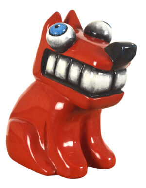 Chien assis (Rouge) – VIGOROSO Bruno